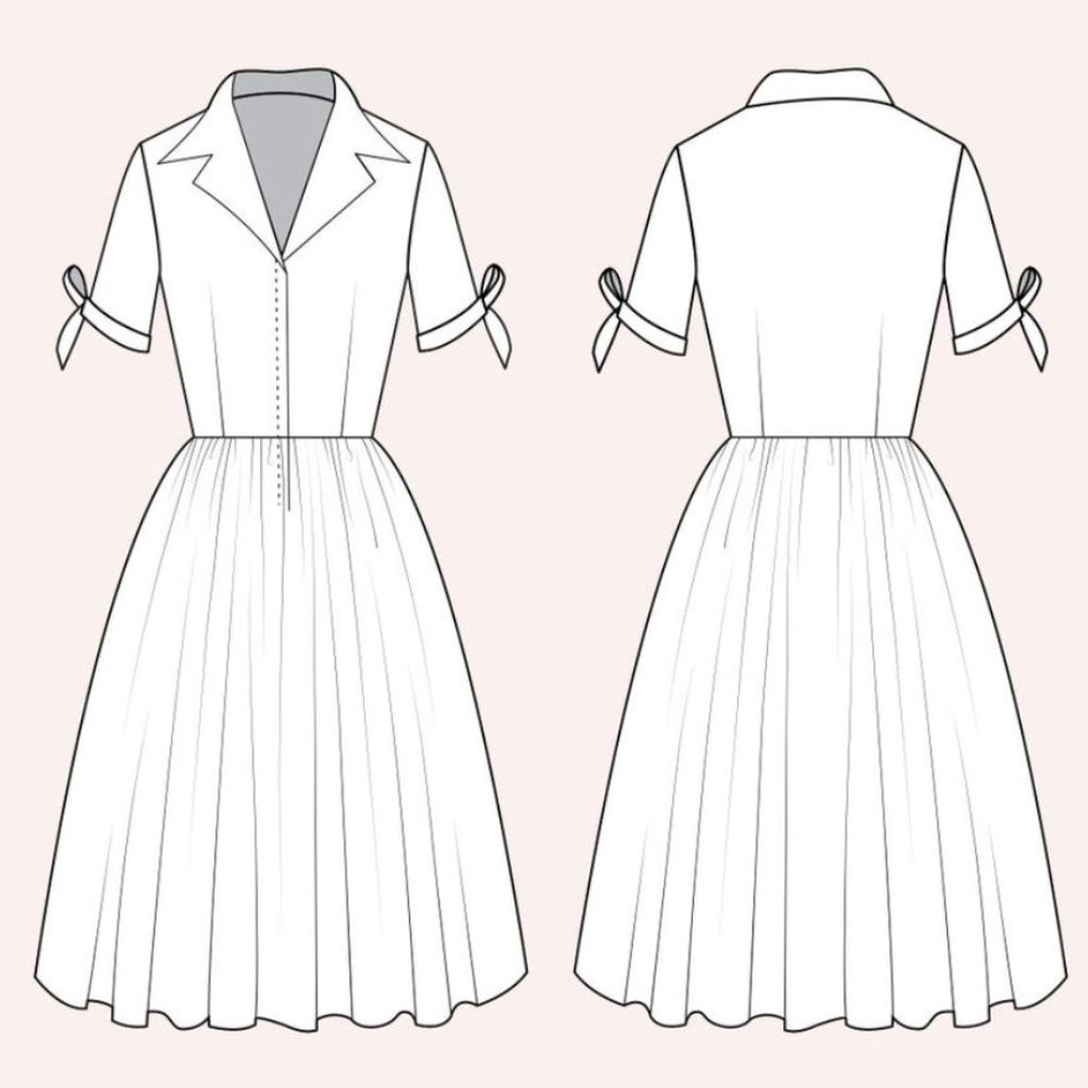 Light Blue Checkered Gingham Trudie Summer Dress - Picture 3 of 6